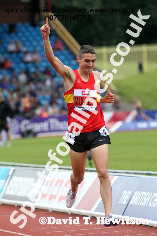 Mens steeplechase, British Championships, Birmingham. Photo: David T. Hewitson/Sports for All Pics